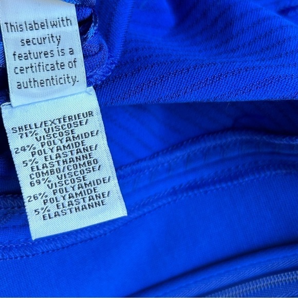 Diane Von Furstenberg Carla Sleeveless Flared-Hem Blue Drop Waist Sheath Dress 8 - Picture 14 of 16